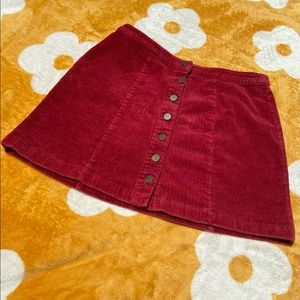 forever 21 corduroy skirt🌹